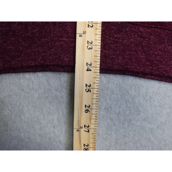 Buffalo David Bitton Size Medium Raglan Long-Sleeved Shirt in Heathered Maroon - Picture 7 of 7